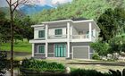 China De geprefabriceerde Landelijke Villa met Licht Staalkader, assembleert snel Prefab Modulaire Huisvesting fabriek